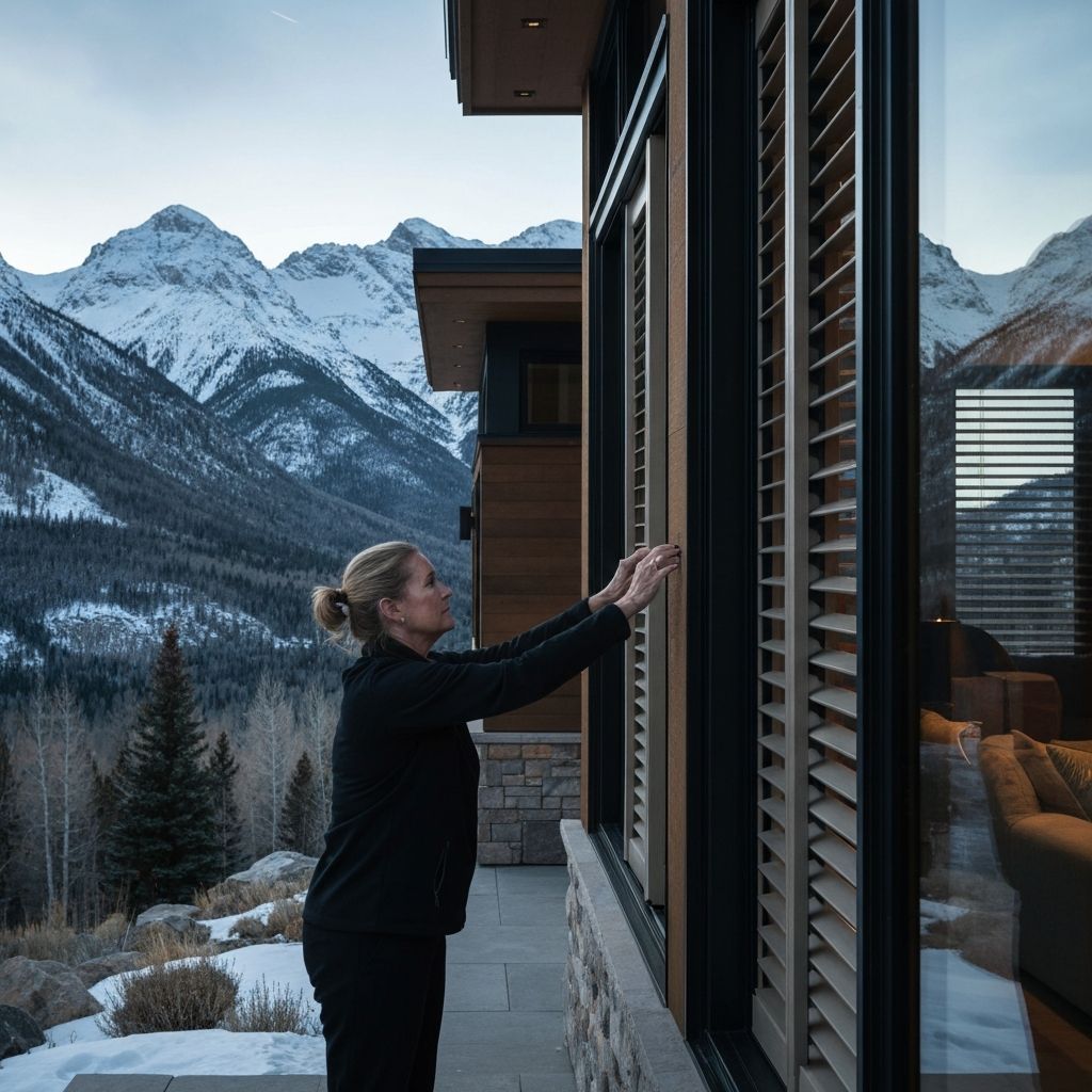 Luxury mountain home prepared for seasonal transition in Draper Utah